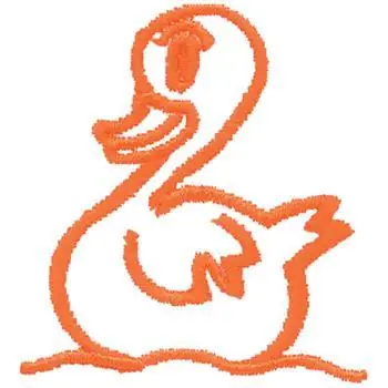 Duck Outline Embroidery Design Direct From Manufacturer