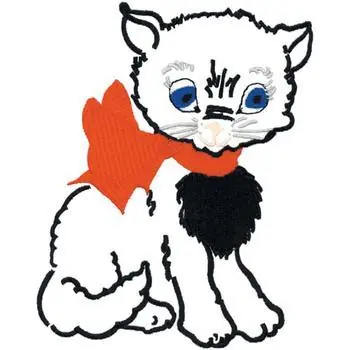 Kitty Embroidery Design Best Seller