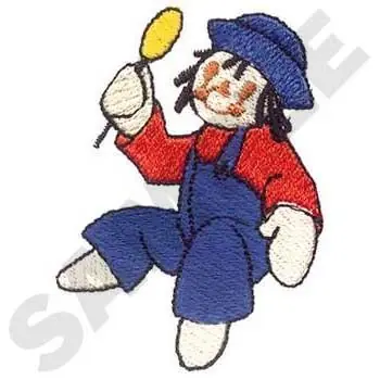 Boy Rag Doll Embroidery Design Flash Sale