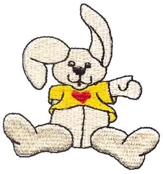 Must Have Long-eared Rabbit Embroidery Design