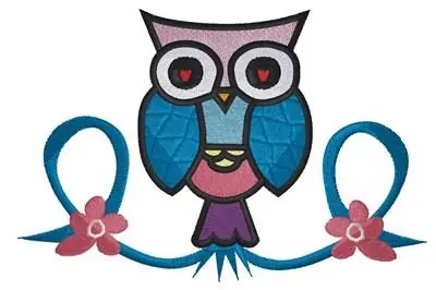 Editor’s Pick Pearched Owl Embroidery Design