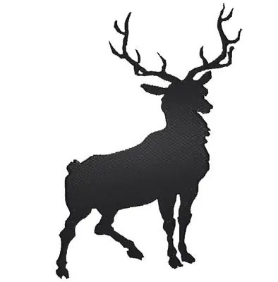 Buy Online Deer Silhouette Embroidery Design