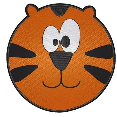 Super Sale Tiger Face Embroidery Design