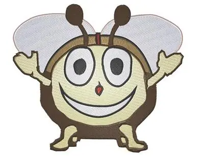 Smiling Bug Embroidery Design Limited Offer