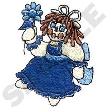 Top Rated Girl Rag Doll Embroidery Design