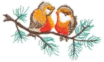 Flash Sale Small Chickadees Embroidery Design