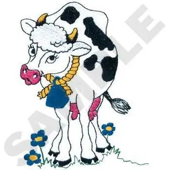Cow Embroidery Design Clearance