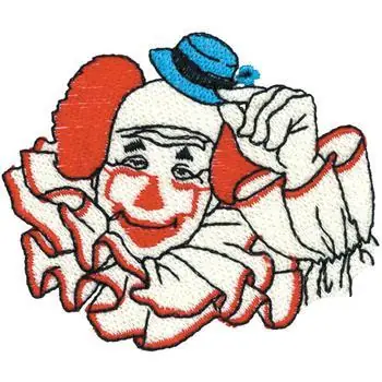 Clown Face Embroidery Design Buy Online