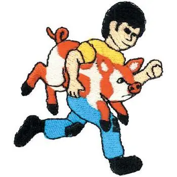 Flash Sale Tom And Pig Embroidery Design