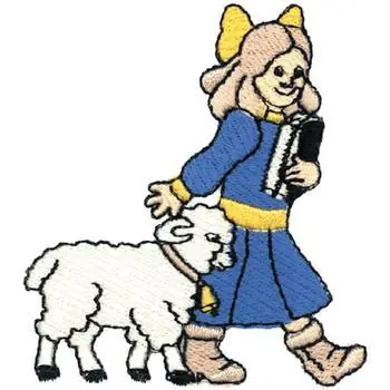 Mary Had A Lamb Embroidery Design Money Back Guarantee