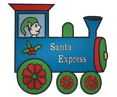 Affordable Santa Express Embroidery Design