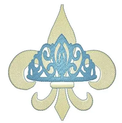 Royal Fleur De Lys Embroidery Design Price Cut