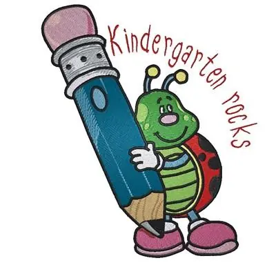 Direct From Factory Kindergarten Rocks Embroidery Design