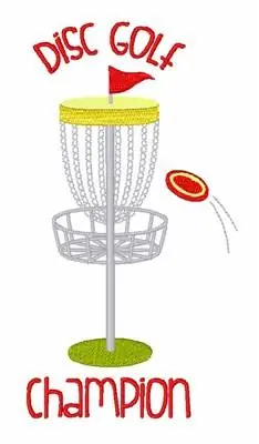 Latest Disc Golf Champion Embroidery Design