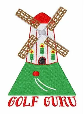 Golf Guru Embroidery Design Sale