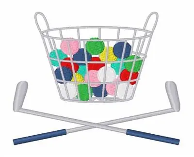Exclusive Offer Miniature Golf Embroidery Design
