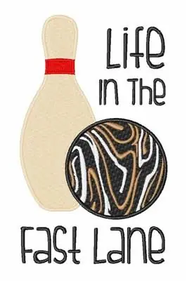 Fast Lane Embroidery Design Price Cut