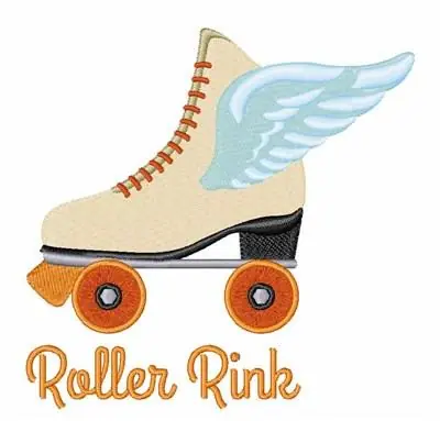 Roller Rink Embroidery Design Holiday Sale