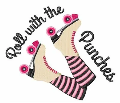 Roll With The Punches Embroidery Design New Release