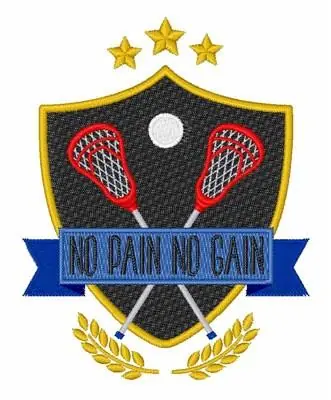 Save Now No Gain Embroidery Design