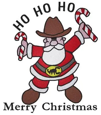 Clearance Merry Christmas Embroidery Design