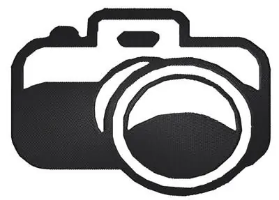 Camera Embroidery Design Direct From Manufacturer