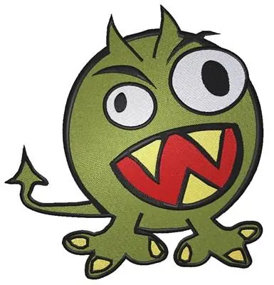 Viral Funny Monster Embroidery Design