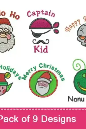 Seasonal Sale Crazy Fantasy Characters Embroidery design pack by Favpro Designs, Embroidery Packs on EmbroideryDesigns.com