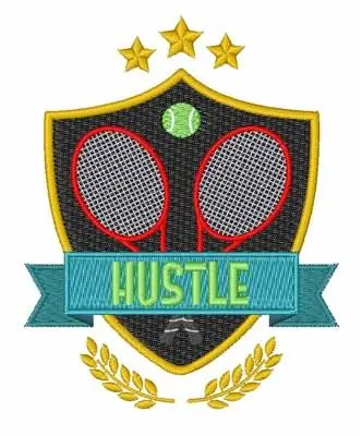 Editor’s Pick Tennis Hustle Embroidery Design