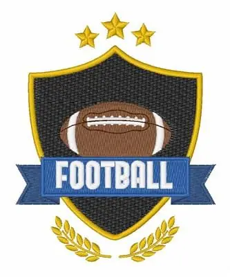 Football Emblem Embroidery Design Factory Price