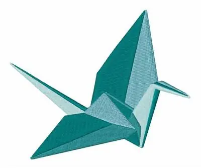Origami Crane Embroidery Design Hassle-Free Returns