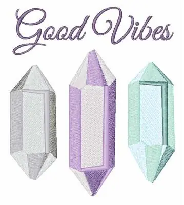 Top Pick Good Vibes Embroidery Design