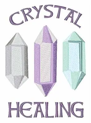 Price Drop Crystals Healing Embroidery Design