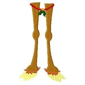 Reindeer Feet Embroidery Design Best Choice