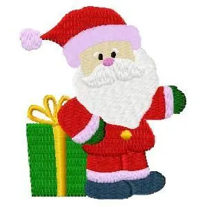 Cheap Santa & Gift Embroidery Design