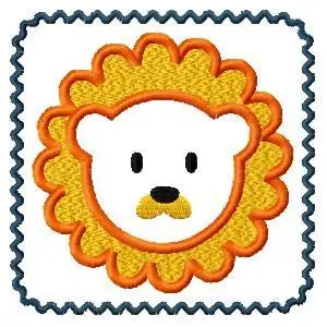 Lion Head Embroidery Design Limited Offer