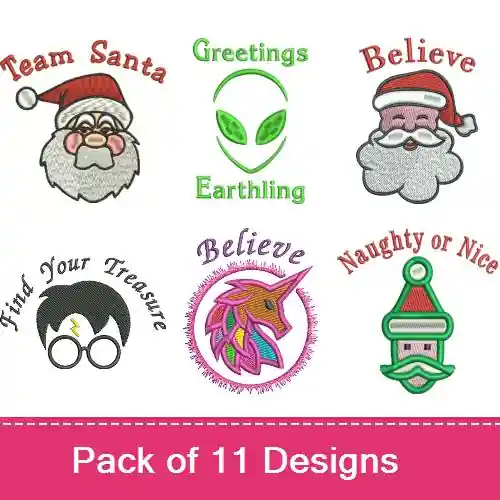 Find Your Fantasy Embroidery design pack by Favpro Designs, Embroidery Packs on EmbroideryDesigns.com Exclusive Offer