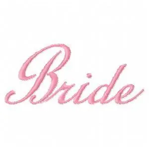 Budget Bride Embroidery Design