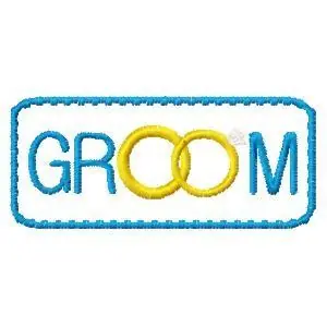 Instant Buy Groom Rings Embroidery Design
