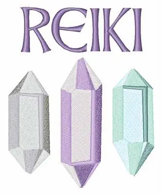 Top Rated Reiki Crystals Embroidery Design