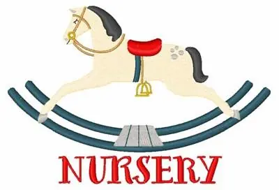 Must Have Nursery Horse Embroidery Design
