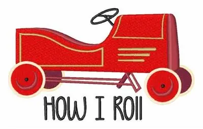 How I Roll Embroidery Design Authentic