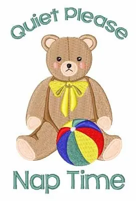 Nap Time Embroidery Design Top Pick