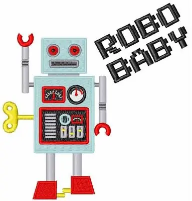 Robo Baby Embroidery Design Save Now