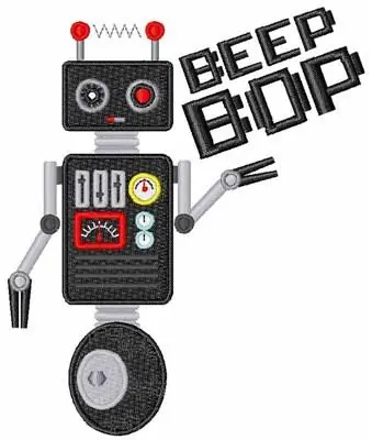 Beep Bop Embroidery Design Wholesale