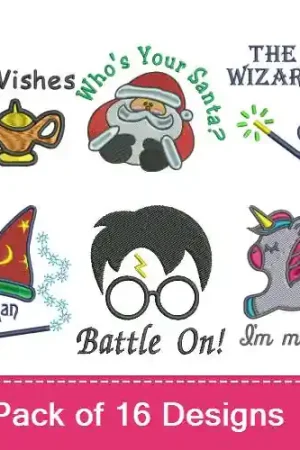 Make A Wish Embroidery design pack by Favpro Designs, Embroidery Packs on EmbroideryDesigns.com Today Only