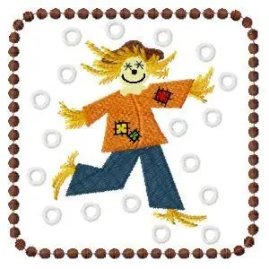 Buy Online Scarecrow Block Embroidery Design