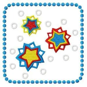 Stars Block Embroidery Design Deal