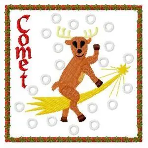 Place Order Comet Embroidery Design