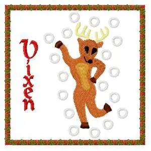 Super Sale Vixen Embroidery Design